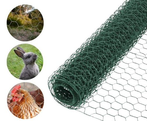 Pvc coated green chicken wire - pvc,