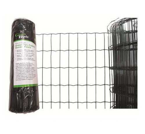 10m garden green pvc - pvc, coated