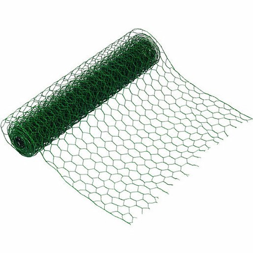Green pvc coated - coated, wire