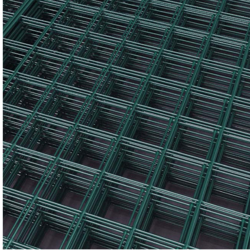 Wire mesh panels green - panels, pvc