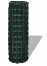 Green PVC Coated EURO Fence 4"