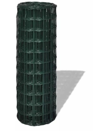 Green pvc coated euro - euro, 4"